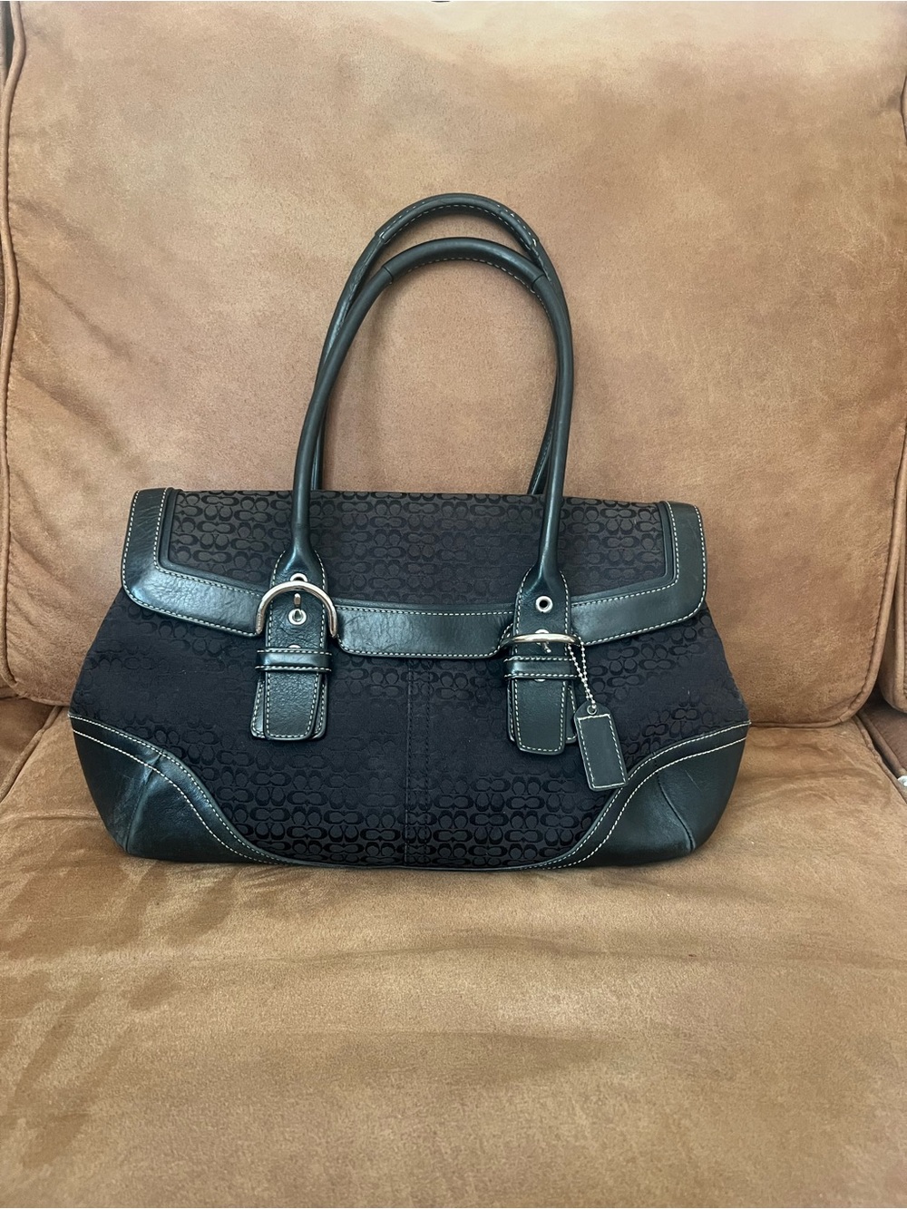 Coach Vintage Soho signature c buckle Tote bag